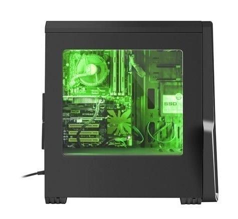 Кутия за компютър Genesis Case Titan 800 Green Midi Tower Usb 3.0