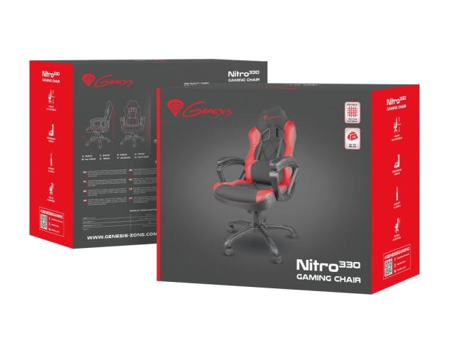 Стол Genesis Gaming Chair Nitro 330 Black-Red (Sx33)