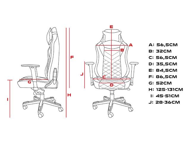 Стол Genesis Gaming Chair Nitro 890 Black