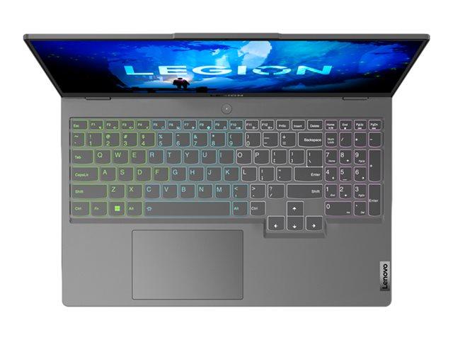 Лаптоп Lenovo Legion 5 15IAH7H, Intel Core i7-12700H 3.5/4.7 GHz, 15.6" (39.62 cm) WQHD IPS Anti-Glare 165Hz Display & GF RTX 3060 6GB (HDMI), 16GB DDR5, 512GB SSD, 1x Thunderbolt 4, Free DOS