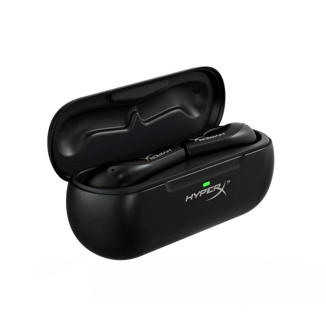 Геймърски слушалки HyperX Cloud MIX Buds Black True, безжични Bluetooth/Wireless (Е4P5D9AA) тип "тапи" с микрофон, Черни 