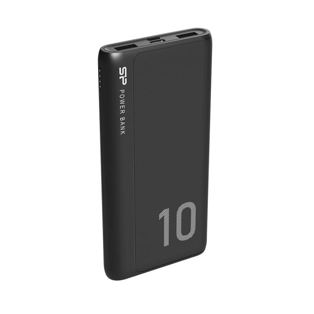 Външна батерия Silicon Power GP15 10 000 mAh, Черна