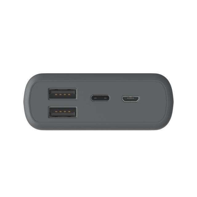 Външна батерия HAMA Supreme 20HD, 20 000 mAh, LiPolym, USB-A/USB-C, Сив, 187292
