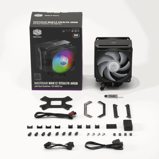 Охладител за процесор Cooler Master MasterAir MA612 Stealth ARGB