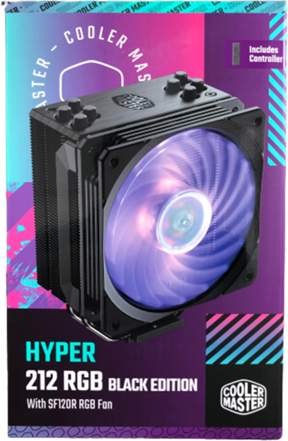 Охладител за процесор Cooler Master Hyper 212 RGB Black Edition LGA1700, AMD/INTEL