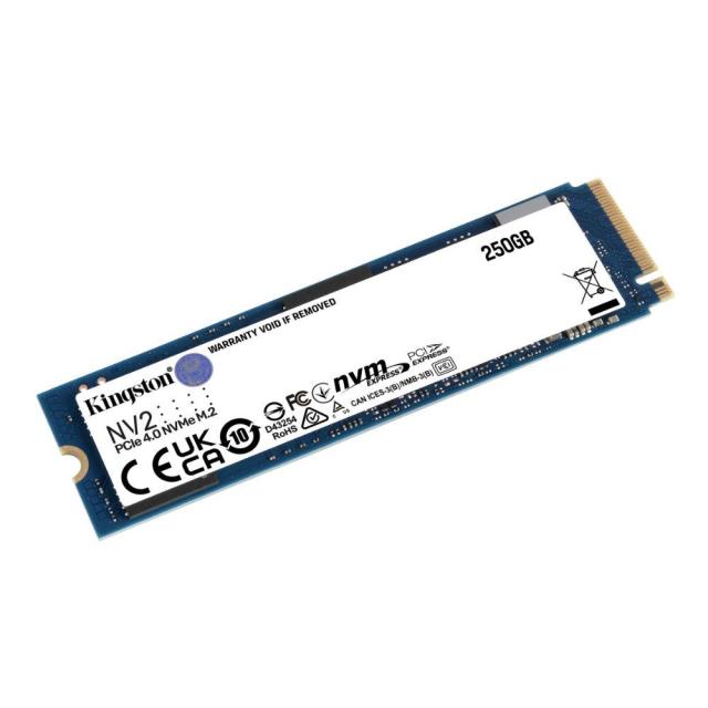 Solid State Drive (SSD) KINGSTON NV2 250GB M.2-2280 PCIe 4.0 NVMe 