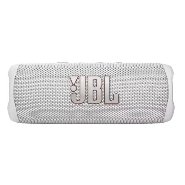 Тонколона JBL Flip 5 WHT, 1.0, 20W RMS, USB, Bluetooth, бяла, влагоустойчива