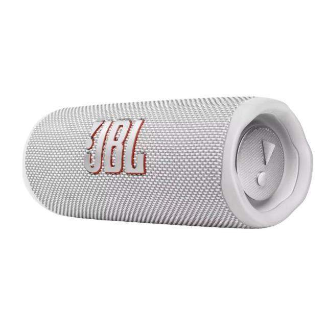 Тонколона JBL Flip 5 WHT, 1.0, 20W RMS, USB, Bluetooth, бяла, влагоустойчива