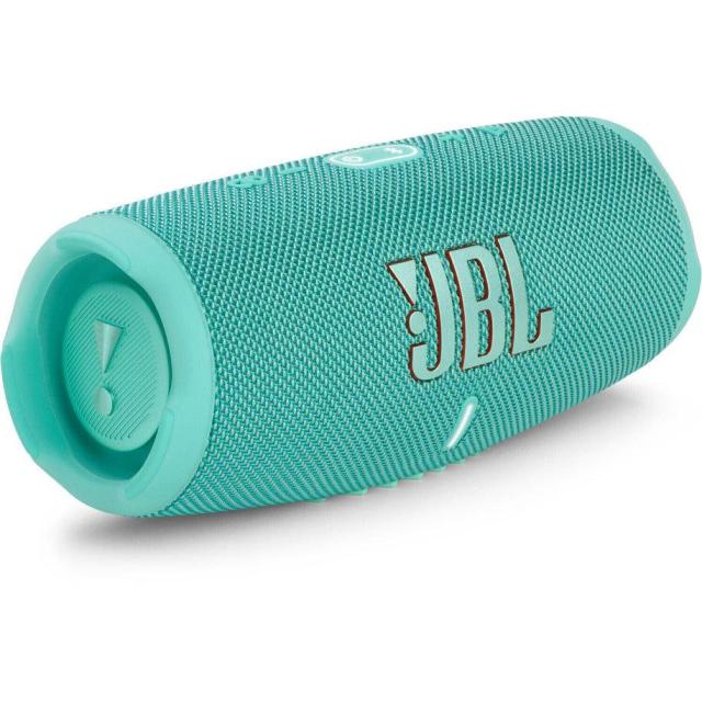 Тонколона JBL Charge 5 Teal, 2.0, 30W RMS, безжична, Bluetooth 5.1, USB Type C, водоустойчива, синьо-зелена, до 20 часа време на работа, 