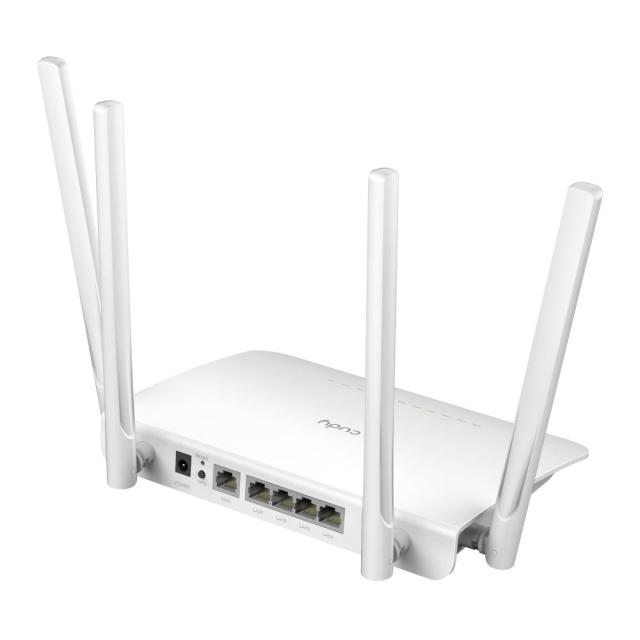 Рутер LB-Link BL-WR1300H, AC1200 Dual Band, 2.4GHz (300 Mbps) / 5 GHz (867 Mbps), LAN 4 x 10/100/1000, WAN 1x 10/100/1000, 4 x Външни антени