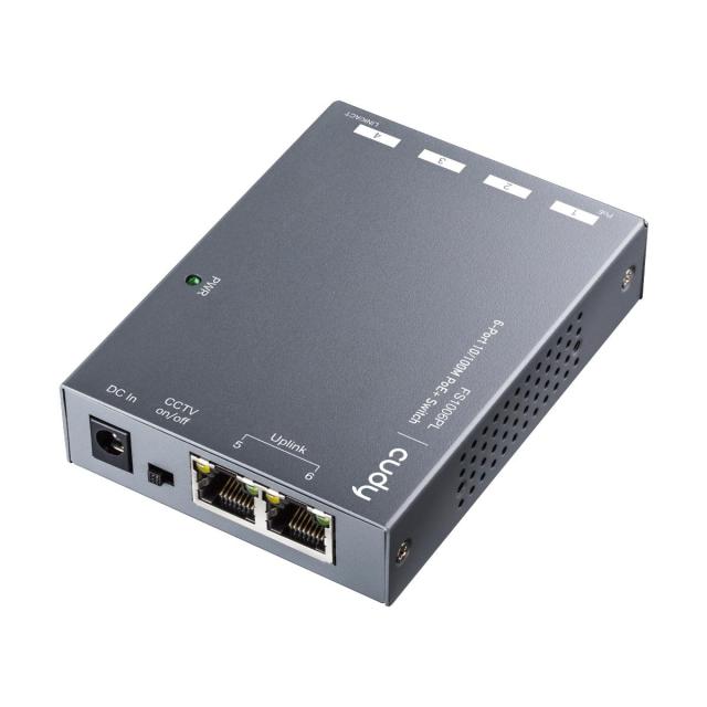 Суич Cudy FS1006P, 6 портов, 10/100, PoE+ Switch, 60W