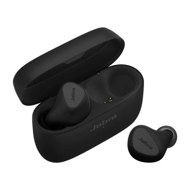 Слушалки Jabra Elite 5, Titanium (99181000), безжични, Bluetooth, Черни