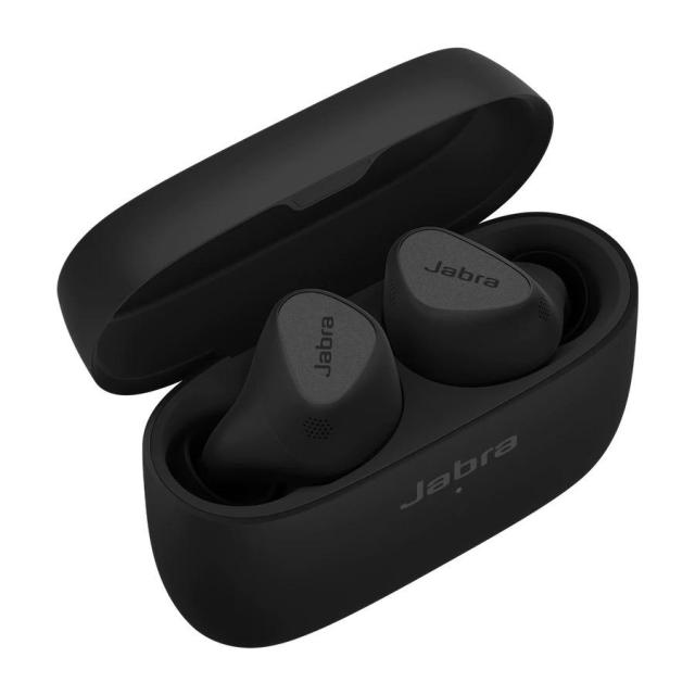 Слушалки Jabra Elite 5, Titanium (99181000), безжични, Bluetooth, Черни