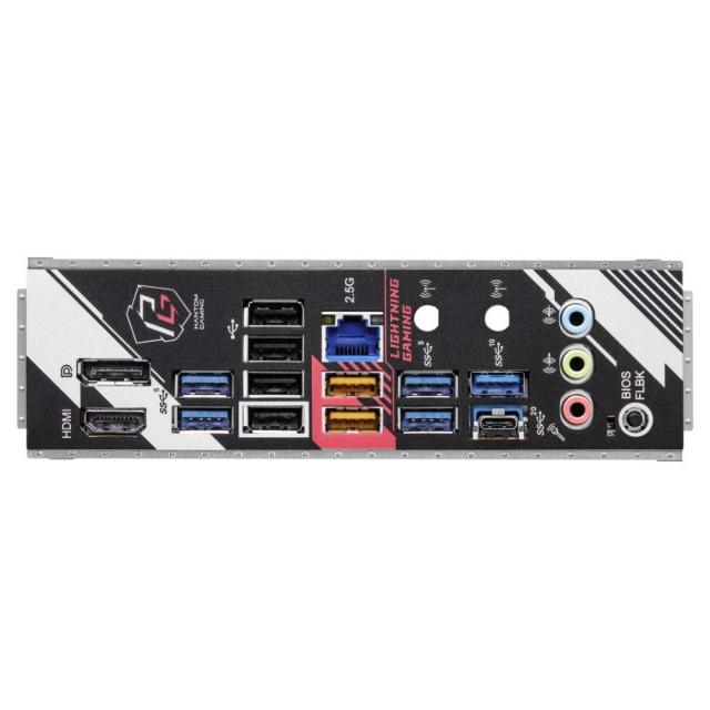 Дънна платка ASRock X670E PG LIGHTNING, X670E, AM5, DDR5, PCI-E 5.0 (DP&HDMI)(CF), 4x SATA 6Gb/s, 3x M.2 slot, 2x USB 3.2 Gen1, ATX