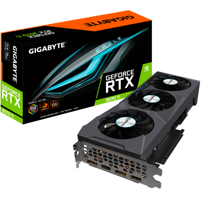 Видео карта GIGABYTE GeForce RTX 3070 TI EAGLE OC 8GB GDDR6X