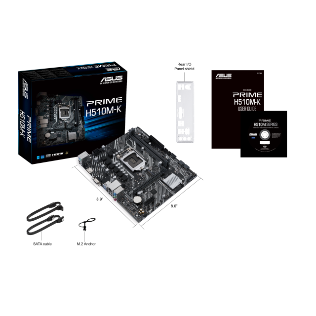 Дънна платка ASUS PRIME H510M-K, socket 1200, mATX