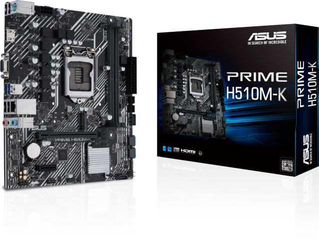 Дънна платка ASUS PRIME H510M-K, socket 1200, mATX