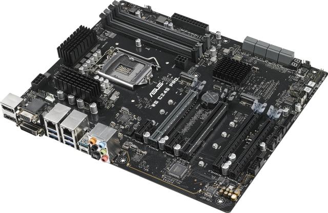 Дънна платка за сървър ASUS WS C246 PRO, LGA-1151, DDR4 2400/2666 ECC & non ECC UDIMM, 2x GLAN, 8x SATA 6Gb/s, dual M.2, RAID 0/1/5/10, 1x USB 3.1 Type C, ATX