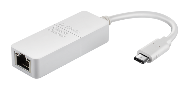 Мрежови адаптер D-Link DUB-E130 LAN 10/100, 1000, USB Type-C