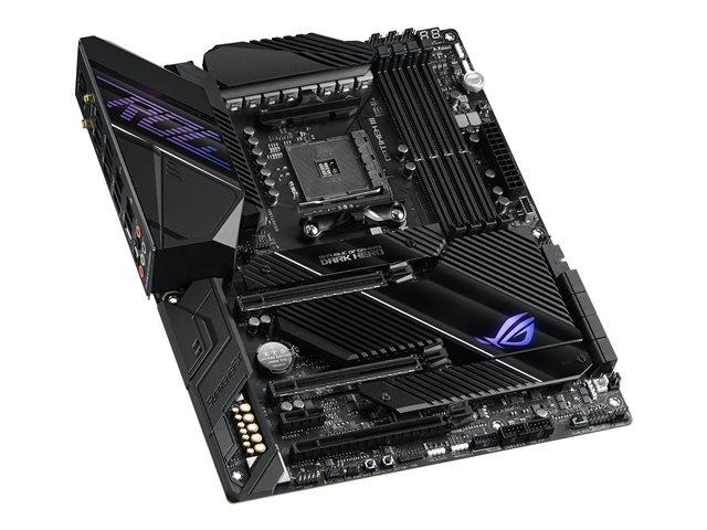 Дънна платка ASUS ROG CROSSHAIR VIII DARK HERO AMD X570 ATX gaming motherboard with PCIe 4.0 16 WiFi 6 802.11ax 2.5Gbps USB 3.2 SATA M.2 RGB 90MB1760-M0EAY0