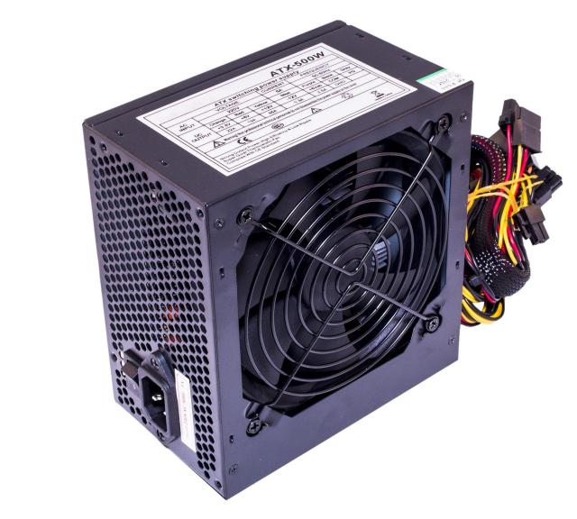 Захранващ блок Estillo ATX-500W, черен