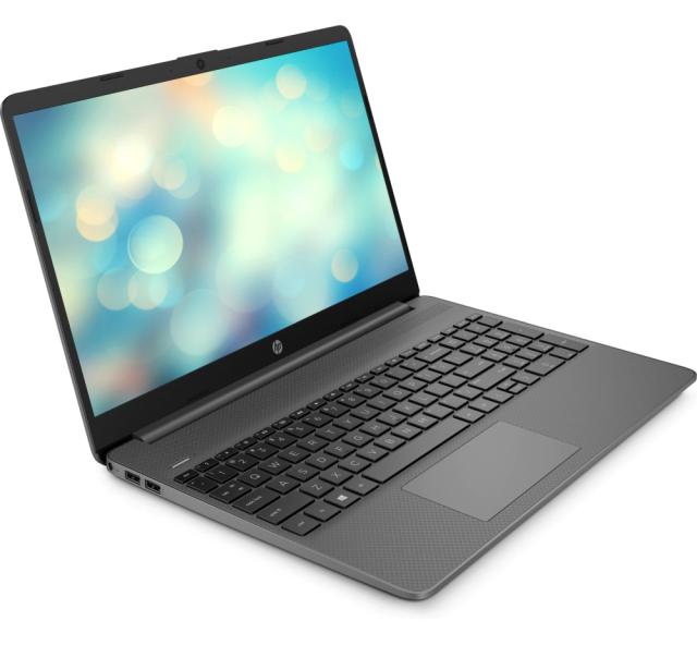 Лаптоп HP 15s-eq2018nu Chalkboard gray, Ryzen 5 5500U(2.1Ghz, up to 4Ghz/8MB/6C), 15.6" FHD IPS AG, 8GB 3200Mhz 1DIMM, 512GB PCIe SSD, FPR, WiFi a/c + BT4.2, 3C Batt Long Life, Win 11 Home