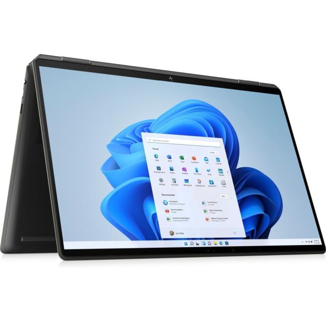 Лаптоп HP Spectre x360 16-f0022nn Nightfall Black Core i7-11390H(3.4Ghz, up to 5GH/12MB/4C), 16" 3K IPS AG 400 nits, 16GB DDR4 on-board, 1TB PCIe SSD, WiFi a/x + BT5.2, Backlit Kbd, 6C Batt Long Life, Win 11 Home