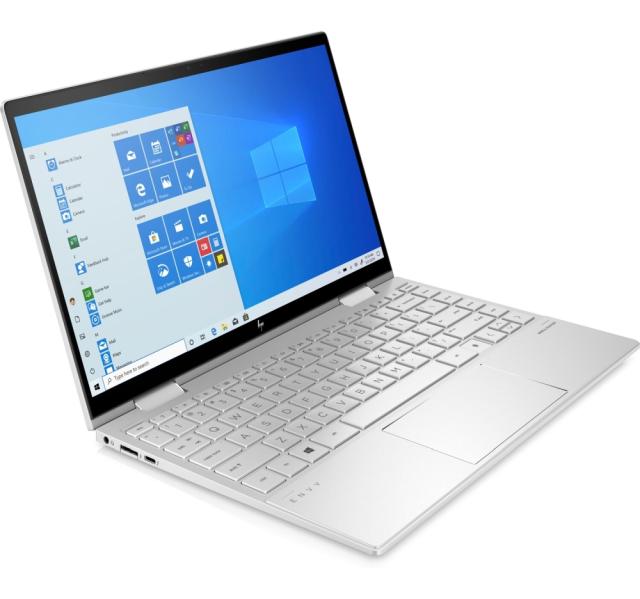 Лаптоп HP Envy x360 13-bd0042nn Natural Silver, Core i7 1165G7 quad(2.8Ghz, up to 4.7GH/12MB/4C), 13.3" FHD BV IPS 400nits Touch, 16GB DDR4 on-board, 512GB PCIe SSD, FPR, WiFi a/x+BT5, Backlit Kbd, 3C Batt Long Life, Win 11 Home