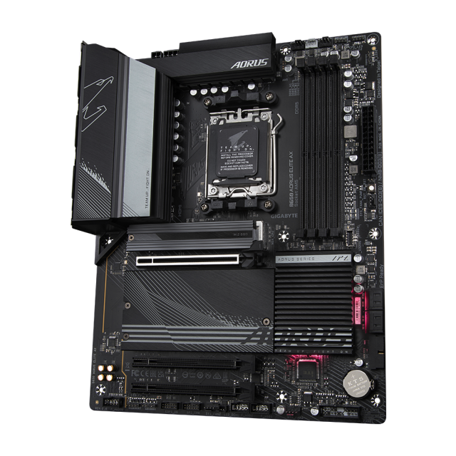 Дънна платка GIGABYTE B650 AORUS ELITE AX, Socket AM5, Wi-Fi 6E, DDR5