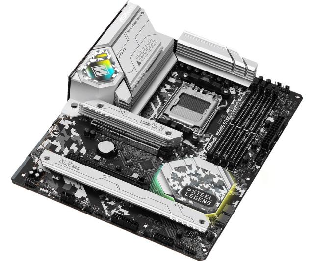 Дънна платка ASROCK B650E Steel Legend WiFi, Socket AM5, ATX, 4xDDR5