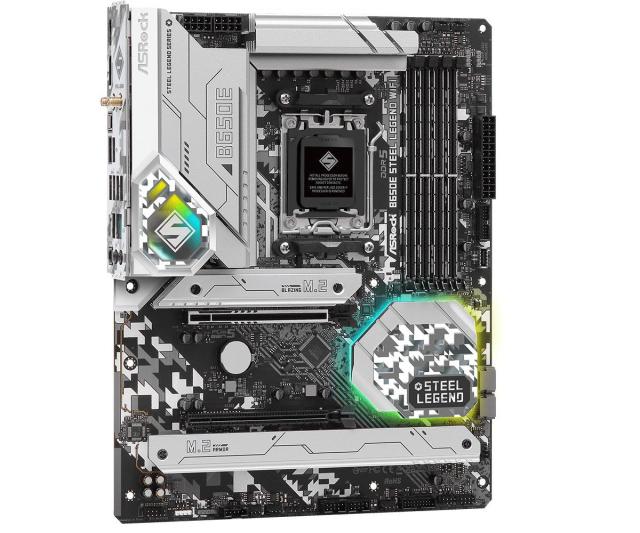 Дънна платка ASROCK B650E Steel Legend WiFi, Socket AM5, ATX, 4xDDR5