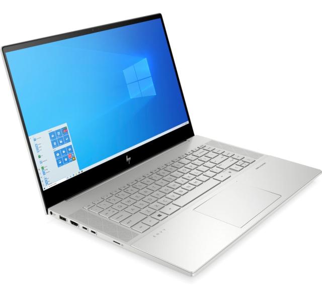 Лаптоп HP Envy 15-ep1002nu Natural Silver, Core I5-11400H(2.7Ghz, up to 4.5GHz/12MB/6C), 15.6" FHD AG IPS 300nits, 16GB 2933Mhz 2DIMM, 1TB PCIe SSD, Nvidia GeForce RTX 3050 4GB, WiFi a/x + BT5, Backlit Kbd, 6C Batt Long Life, Win 10 Home