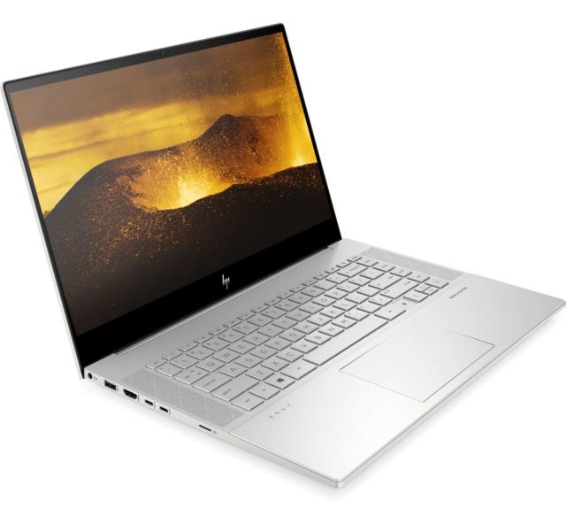 Лаптоп HP Envy 15-ep1009nu Natural silver Core i7-11800H octa(2.3Ghz, up to 4.6GH/24MB/8C), 15.6" FHD AG IPS 300 nits, 16GB 3200Mhz 2DIMM, 1TB PCIe SSD, NVIDIA GeForce RTX 3050 Ti 4GB, WiFi a/x + BT5, Backlit Kbd, 6 Cell Batt, FPR, Free Dos