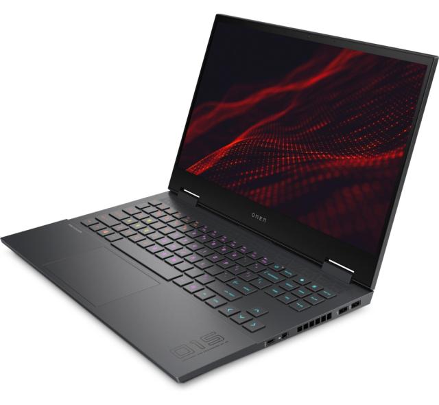 Лаптоп HP Omen 15-en1004nu Mica Silver, Ryzen 7-5800H(3.2Ghz, up to 4.4GHz/16MB/8C), 15.6"FHD AG IPS 300nits 144Hz, 16GB 3200Mhz 2DIMM, 512GB PCIe SSD, Nvidia GeForce RTX 3060 6GB, WiFi a/x+BT5, Backlit Kbd, 6C Batt Long Life, Free DOS