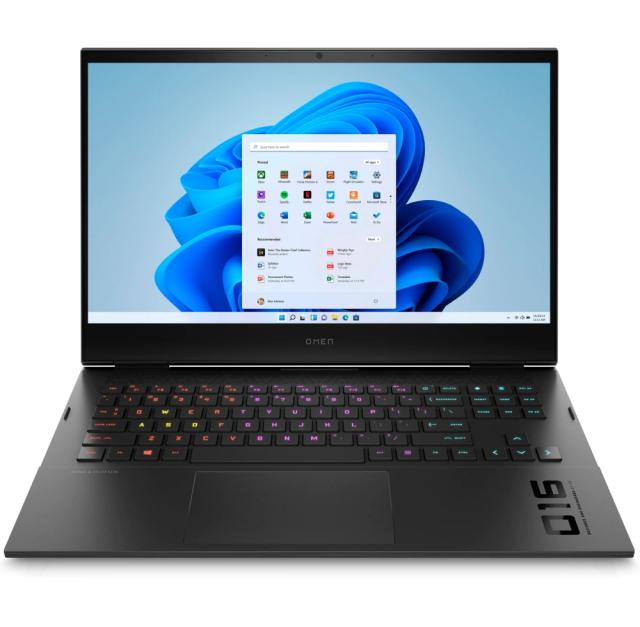 Лаптоп HP Omen 16-b0005nu Black, Core i7-11800H(2.3Ghz, up to 4.6GHz/24MB/8C), 16.1" FHD AG IPS 300nits 144Hz, 16GB 3200Mhz 2DIMM, 1TB PCIe SSD, NVIDIA GeForce RTX 3070 8GB, WiFi a/x+BT5.2, Backlit Kbd, 6C Batt Long Life, Win 11 Home
