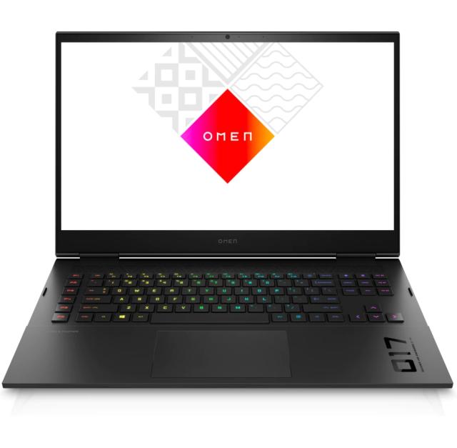 Лаптоп HP Omen 17-ck0007nu Black, Core I7-11800H(2.4Ghz, up to 4.6GHz/24MB/8C), 17.3" FHD AG IPS 300nits 144Hz, 32GB 3200Mhz 2DIMM, 1TB PCIe SSD, NVIDIA GeForce RTX 3070 8GB, WiFi a/x+BT5.2, Backlit Kbd, 6C Batt Long Life, Win 11 Home