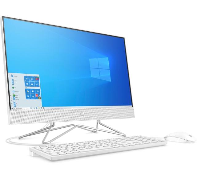 Настолен компютър - всичко в едно HP Pavilion All-in-One 24-k1005nu White, Core i7-11700T(1.4Ghz, up to 4.6GH/16MB/8C), 23.8" FHD UWVA AG+FHD 5MP Camera, 16GB 2933Mhz 1DIMM, 1TB PCIe SSD, WiFi a/c + BT 5, White USB Mouse & Keyboard, Free Dos
