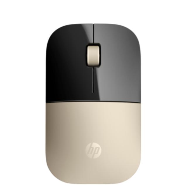 Мишка HP Z3700, оптична (1200 dpi), Wireless, златиста