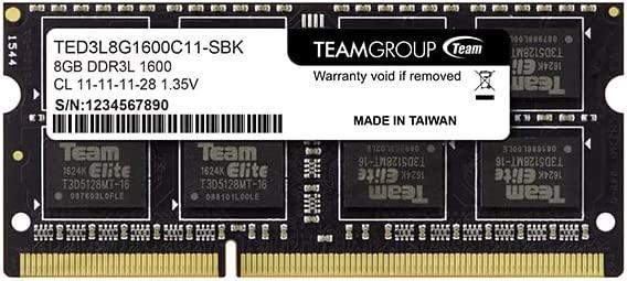 Памет Team Group Elite 8GB DDR3L 1600 MHz, CL11, 1.35 V