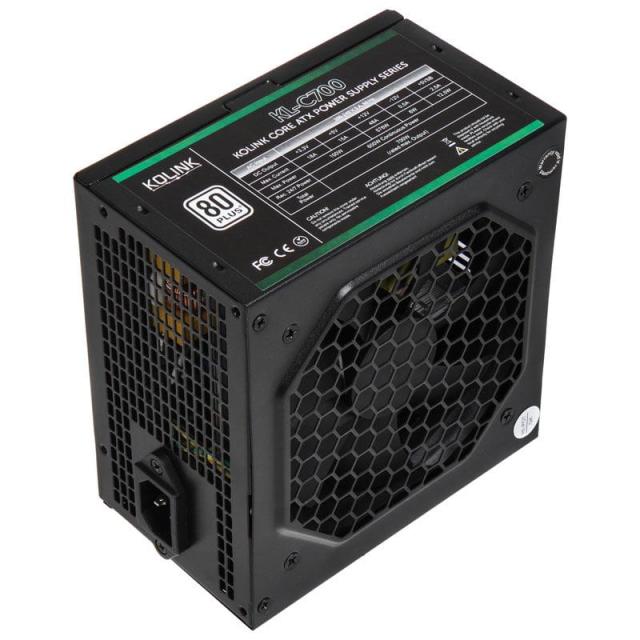Захранване Kolink Core, 700W, Active PFC, 80+, 120 mm вентилатор