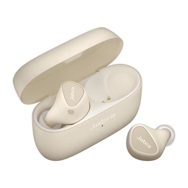 Слушалки Jabra Elite 5 Gold Beige, (99181001), безжични, Bluetooth, Златисти