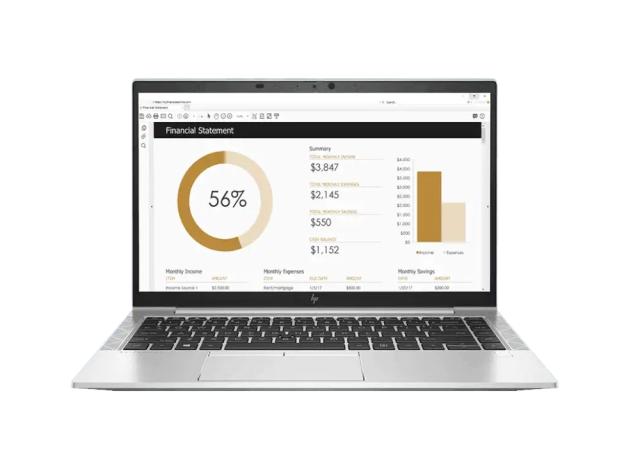 Лаптоп HP EliteBook 845 G8, Ryzen 7 Pro 5850U(1.9Ghz, up to 4.4GH/16MB/8C), 14" FHD UWVA 400 nits AG + WebCam 720p, 16GB 3200Mhz 1DIMM, 512GB PCIe SSD, WiFi a/c + BT5, Backlit Kbd, FPR, Active SmartCard, 3C Long Life 3Y Warr, Win 10 Pro 64 bit