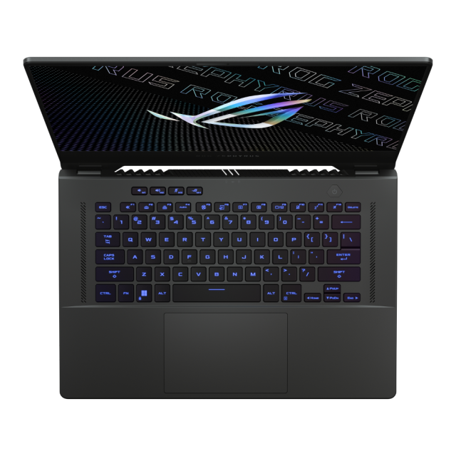 Лаптоп Asus ROG Zephyrus G15 GA503RS-LN013W, 15.6" (39.62 cm), UHD (2560 x 1440) 16:9 240Hz, AMD Ryzen 9 6900HS, 16GB DDR5, 1TB PCIe NVMe, NVIDIA GeForce RTX 3080 GDDR6 8 GB, Windows 11 Home
