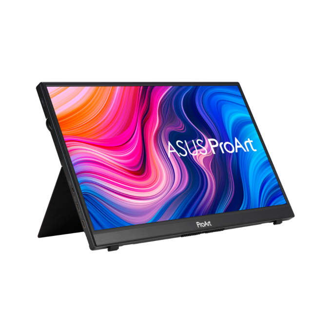 Монитор професионален ASUS ProArt PA148CTV, 14" (35.56 cm), 10-Point Touch, IPS, FHD(1920 x 1080), колони, Micro HDMI , USB-C, Calman Verified