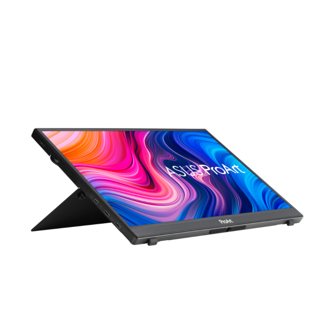 Монитор професионален ASUS ProArt PA148CTV, 14" (35.56 cm), 10-Point Touch, IPS, FHD(1920 x 1080), колони, Micro HDMI , USB-C, Calman Verified