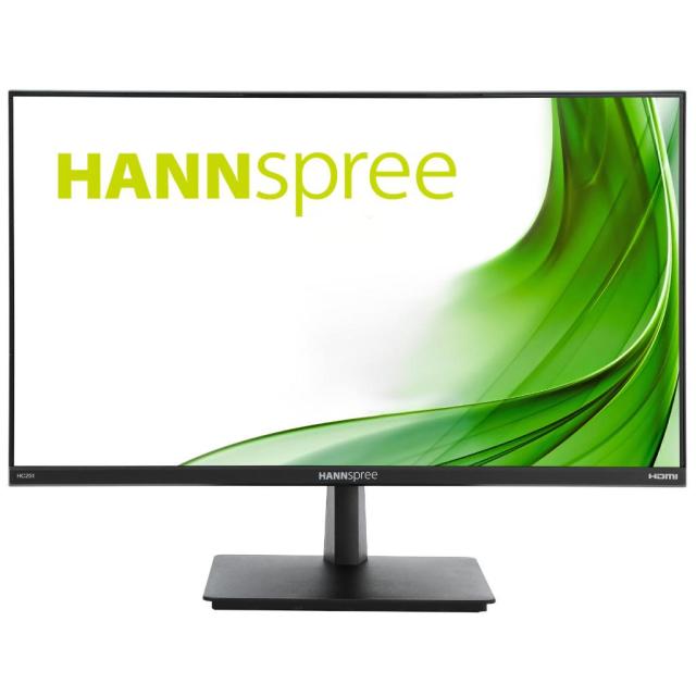 Монитор HANNSPREE 24.5" (62.23 cm), HC 251 PFB, Full HD, Wide, D-Sub, HDMI, DP, Черен