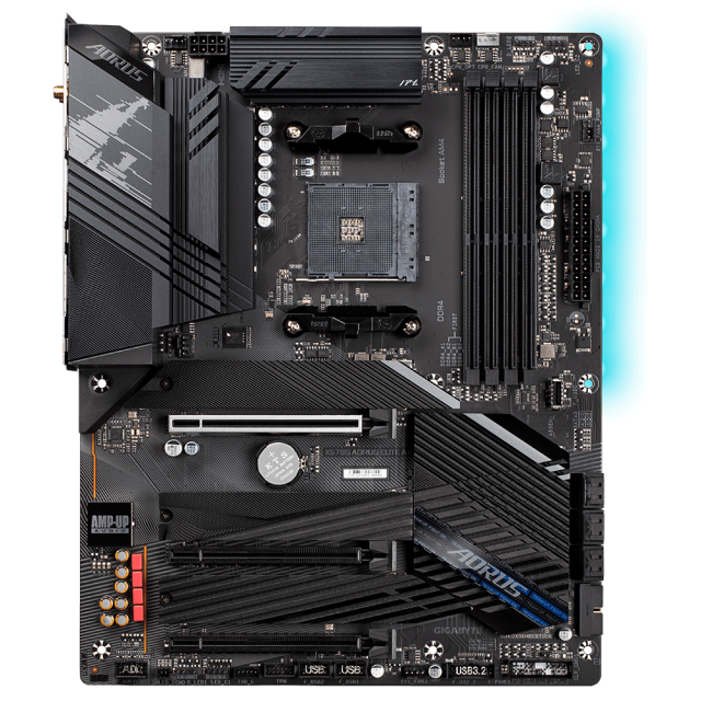 Дънна платка GIGABYTE X570S AORUS Elite AX Socket AM4, Wi-Fi 6E, 2.5Gbit Lan, RGB Fusion, PCIe 4.0