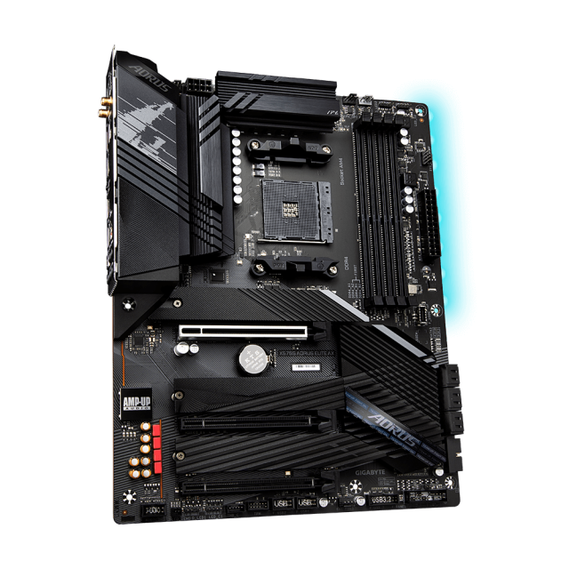 Дънна платка GIGABYTE X570S AORUS Elite AX Socket AM4, Wi-Fi 6E, 2.5Gbit Lan, RGB Fusion, PCIe 4.0