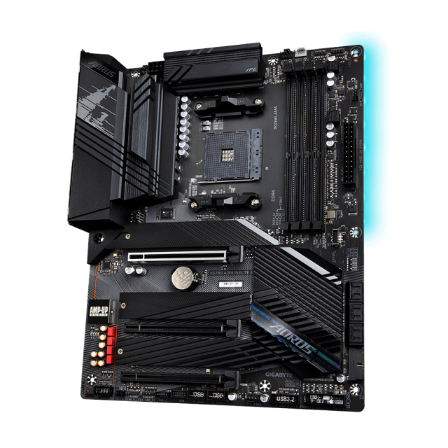 Дънна платка GIGABYTE X570S AORUS Elite AX Socket AM4, Wi-Fi 6E, 2.5Gbit Lan, RGB Fusion, PCIe 4.0