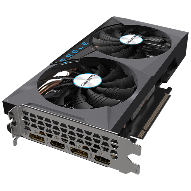 Видео карта GIGABYTE GeForce RTX 3060 Ti EAGLE 8GB GDDR6 rev 2.0